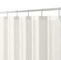 Jolof Store Extra Long Fabric Shower Curtain Liner | Ivory, 72x84