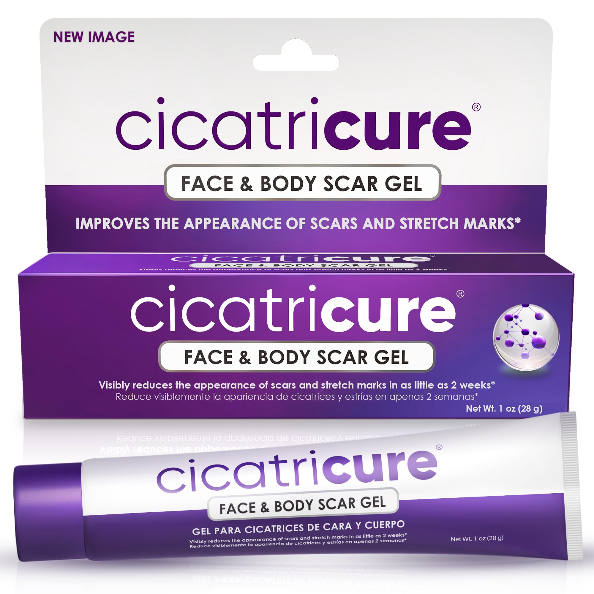 Cicatricure Face & Body Scar Gel – Treatment for Stretch Marks & Acne Scars