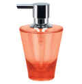 Spirella Max Acryl Soap Dispenser – Modern Orange Acrylic Bathroom Decor