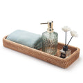Rattan Bathroom Vanity Tray – Woven Toilet Tank Basket