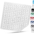 DOPROP Non-Slip Square Shower Mat | 53x53cm Anti-Mould PVC Bath Mat