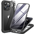 Miracase iPhone 15 Pro Case | Full Body Clear Cover with Screen Protector