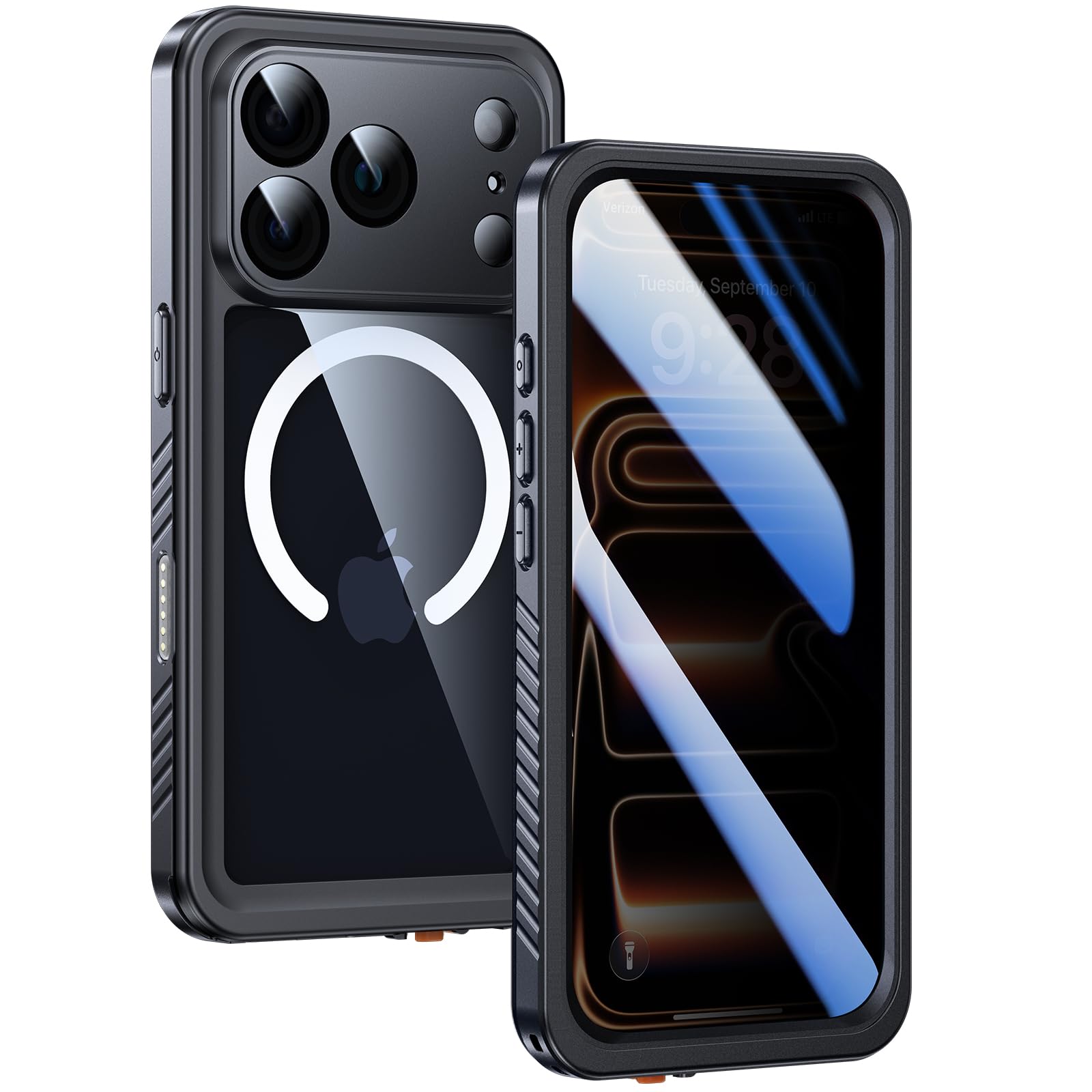 Lanhiem iPhone 17 Pro Max Privacy Case | IP68 Waterproof & MagSafe