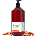Organic Sweet Almond Oil – Cold Pressed & Pure – 1000ml