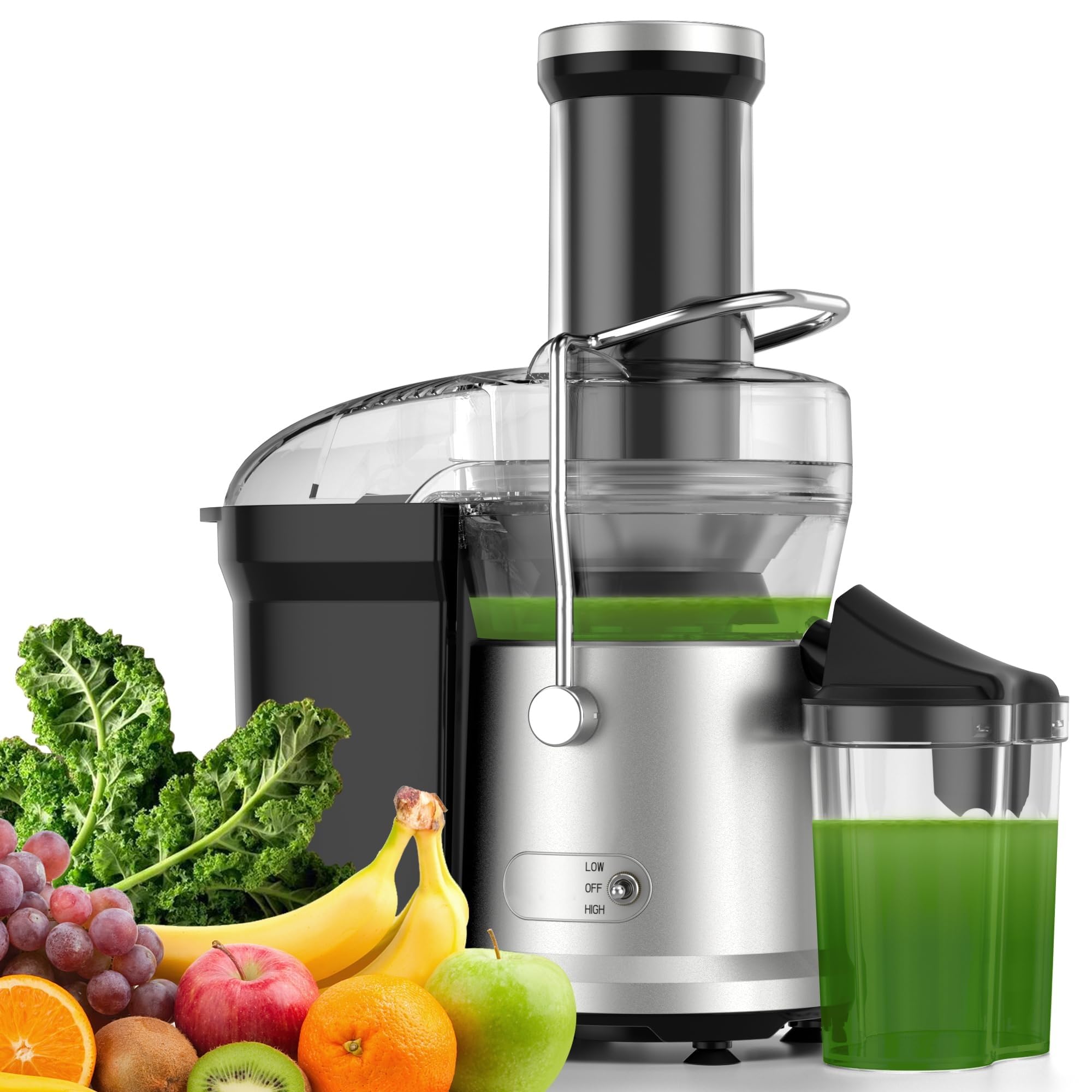 Centrifugal Juicer - 1200W Extractor with 75mm Feed Chute