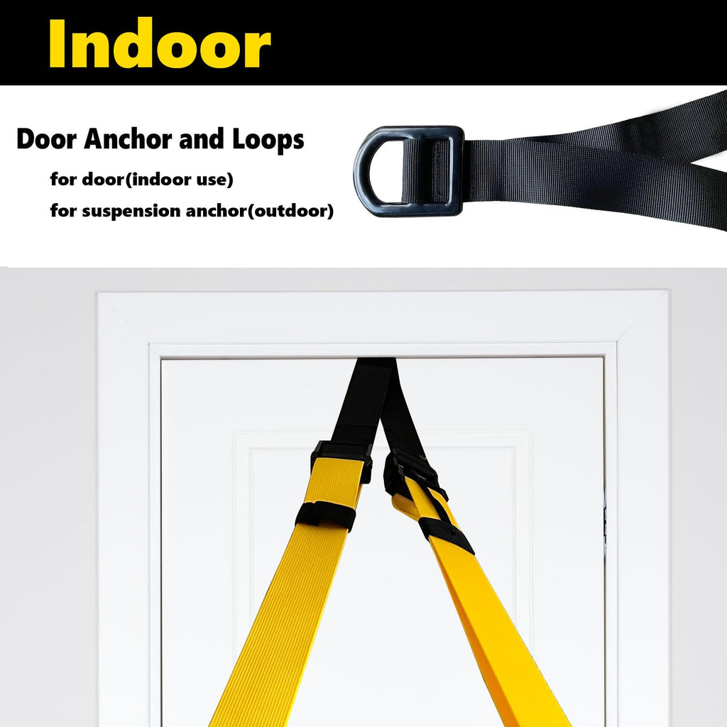 FITKIT Bodyweight Training Kit | Home Resistance Straps - Yellow