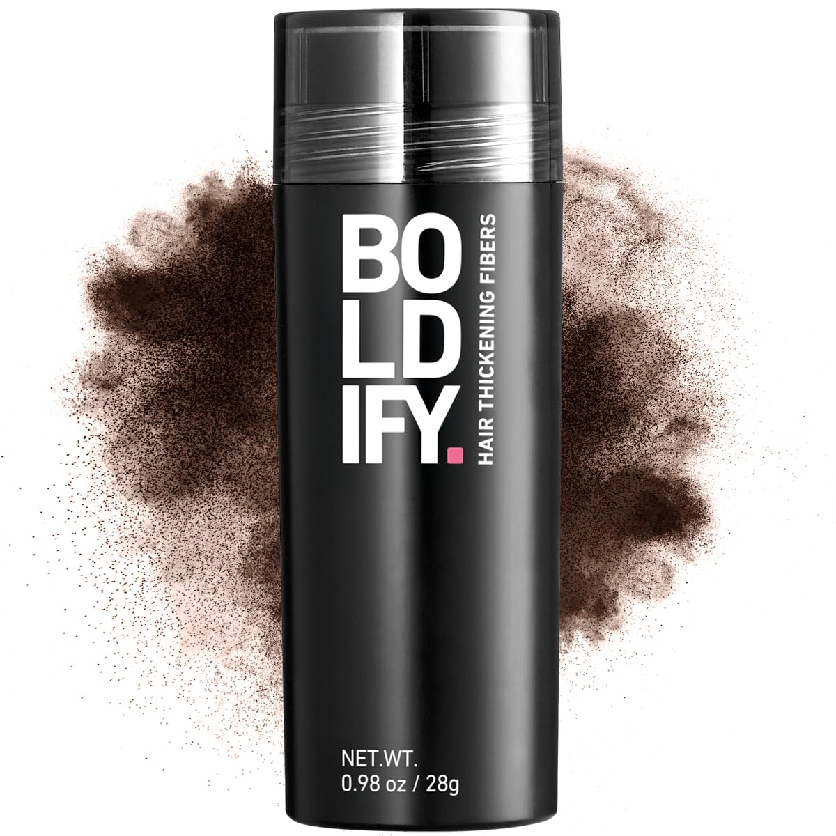 Boldify Hair Thickening Fibers for Thinning Hair – Dark Brown (28g)