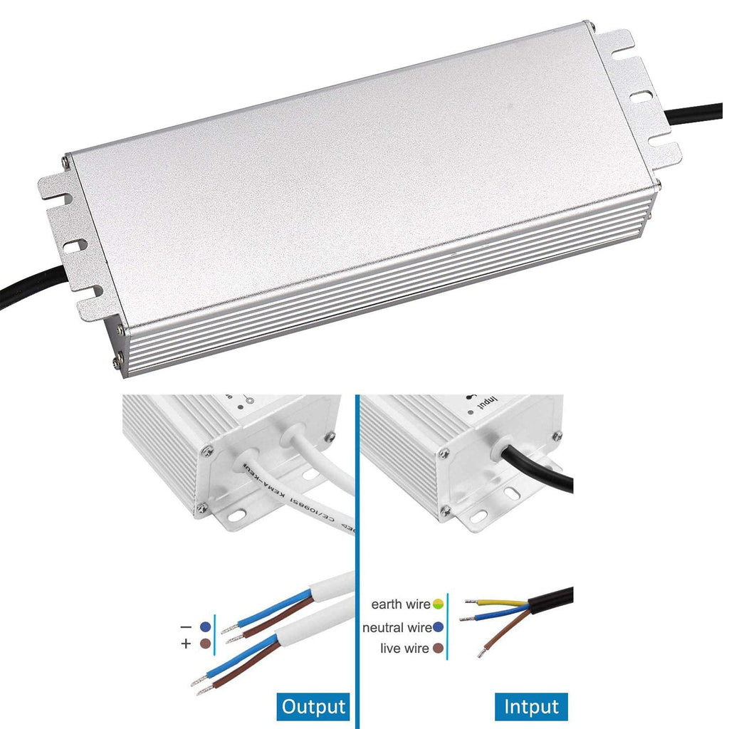 200W 12V LED Driver | IP67 Waterproof Power Supply Transformer