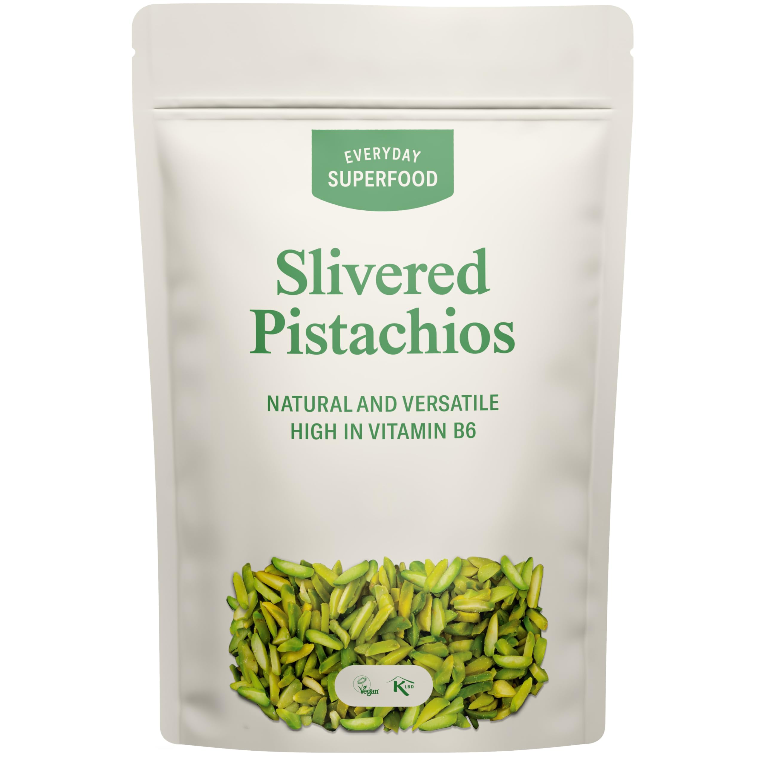 Everyday Superfood Sliced Pistachios – Raw Unsalted Kernels 100g