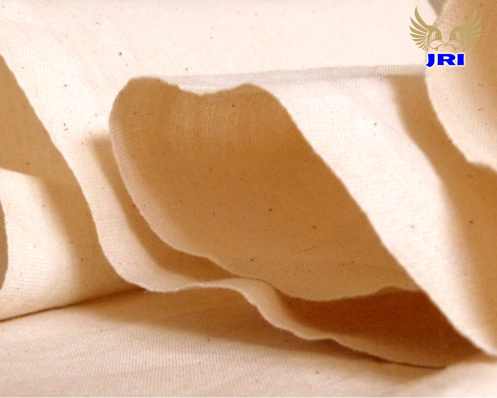 JRI Calico Fabric – 63 Inch Extra Wide Unbleached Natural Cotton (20m)