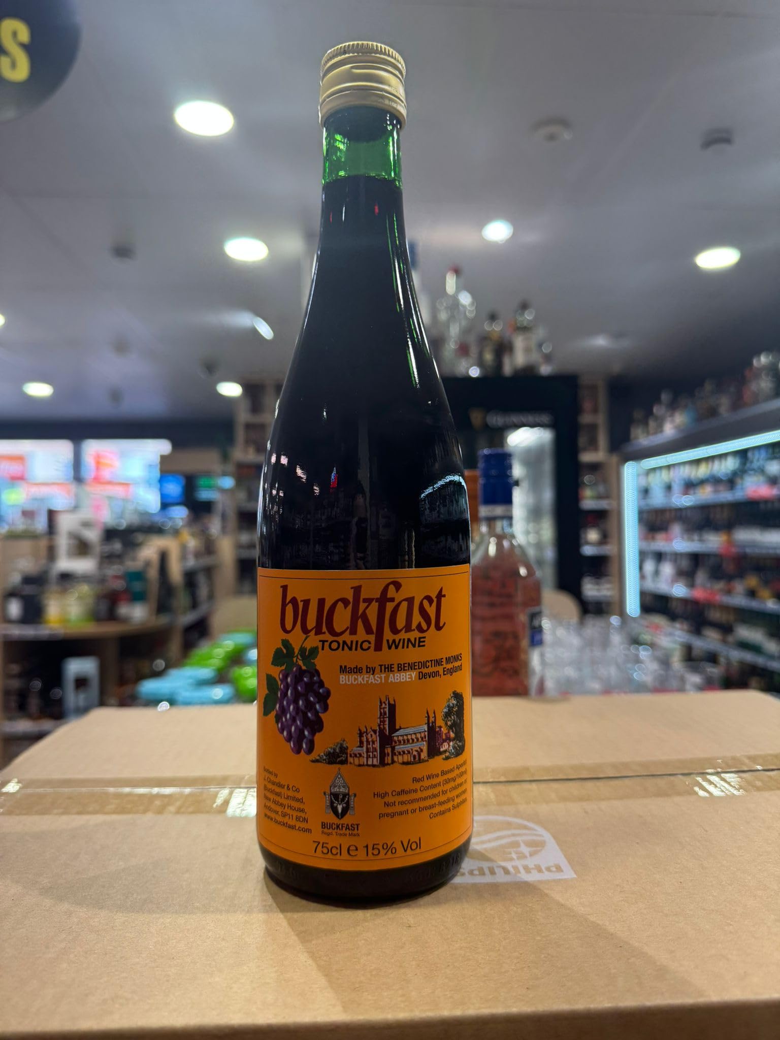 Buckfast Tonic Wine – High Caffeine Fortified Tonic Drink, 750ml