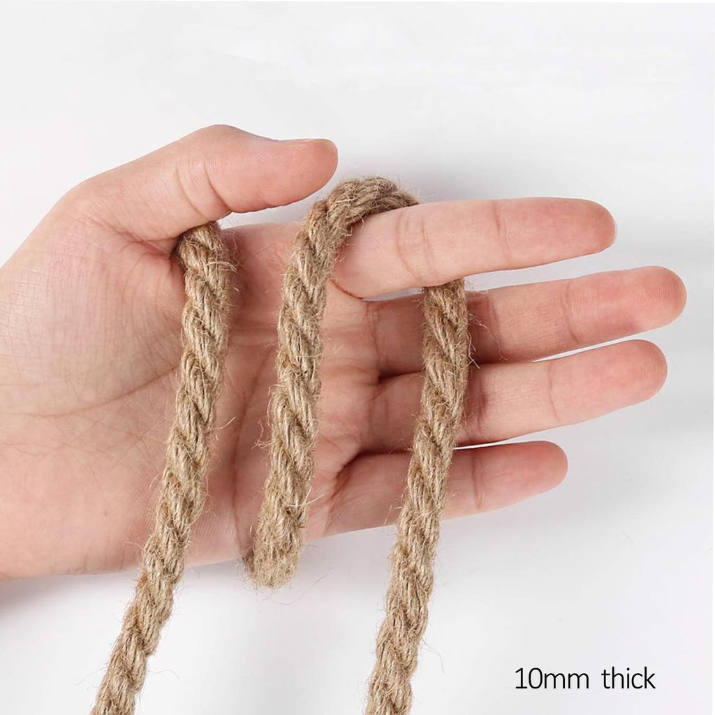 Aoneky Natural Sisal Rope for Cat Scratching Post Repair – 8mm x 164FT