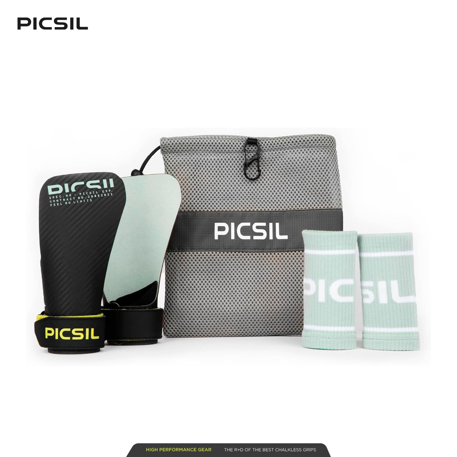 PICSIL Hawk Holeless Hand Grips – Chalkless Cross Training Gloves