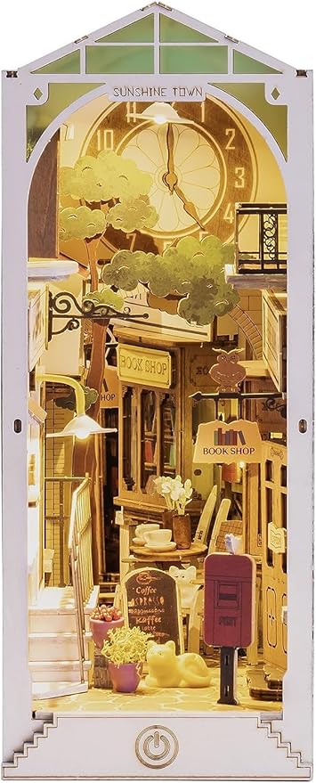 Snaps Sunshine Town 3D Book Nook - DIY Wooden Model Kit Puzzle
