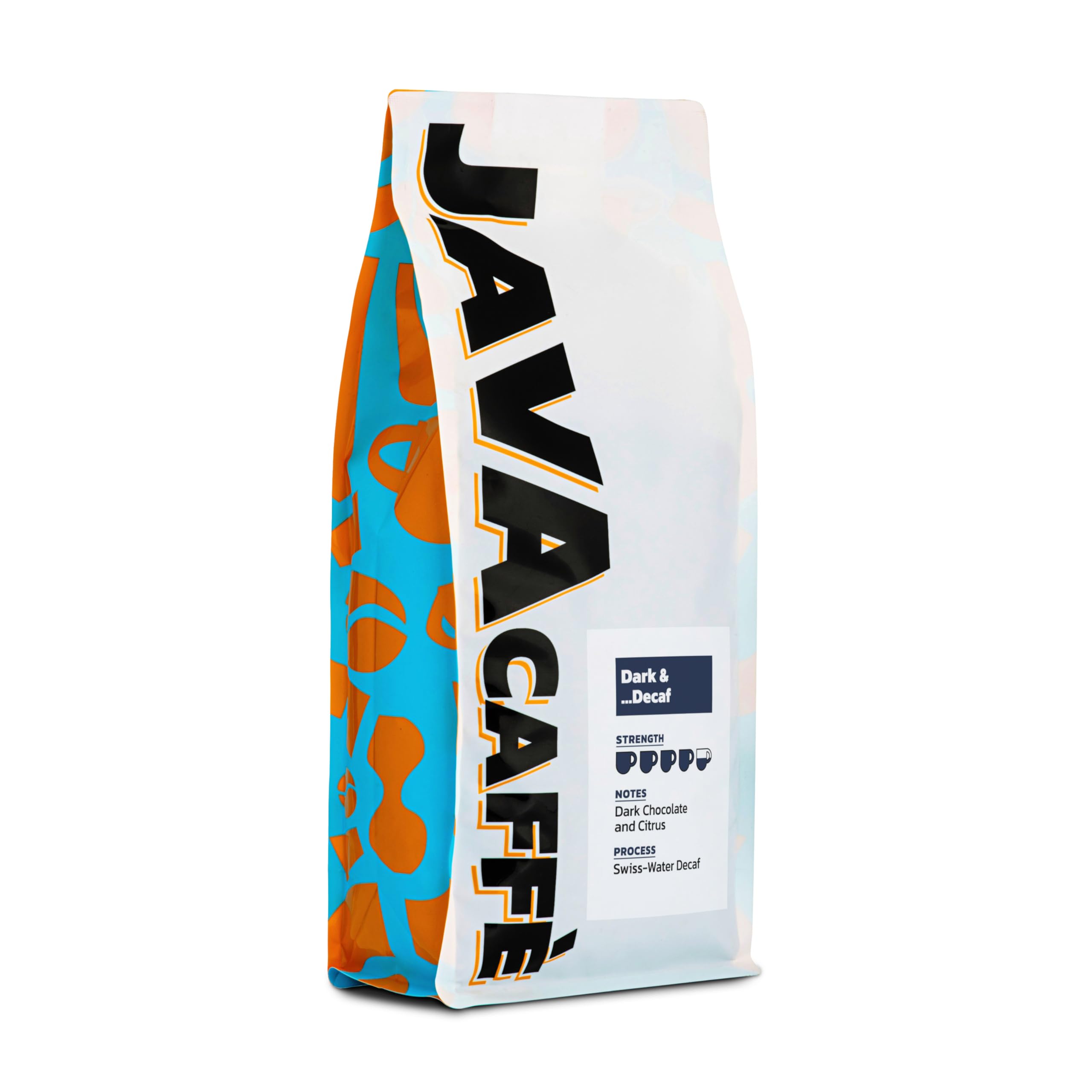 Java Caffè Decaf Swiss Water Coffee Beans – 1kg Dark Roast Arabica