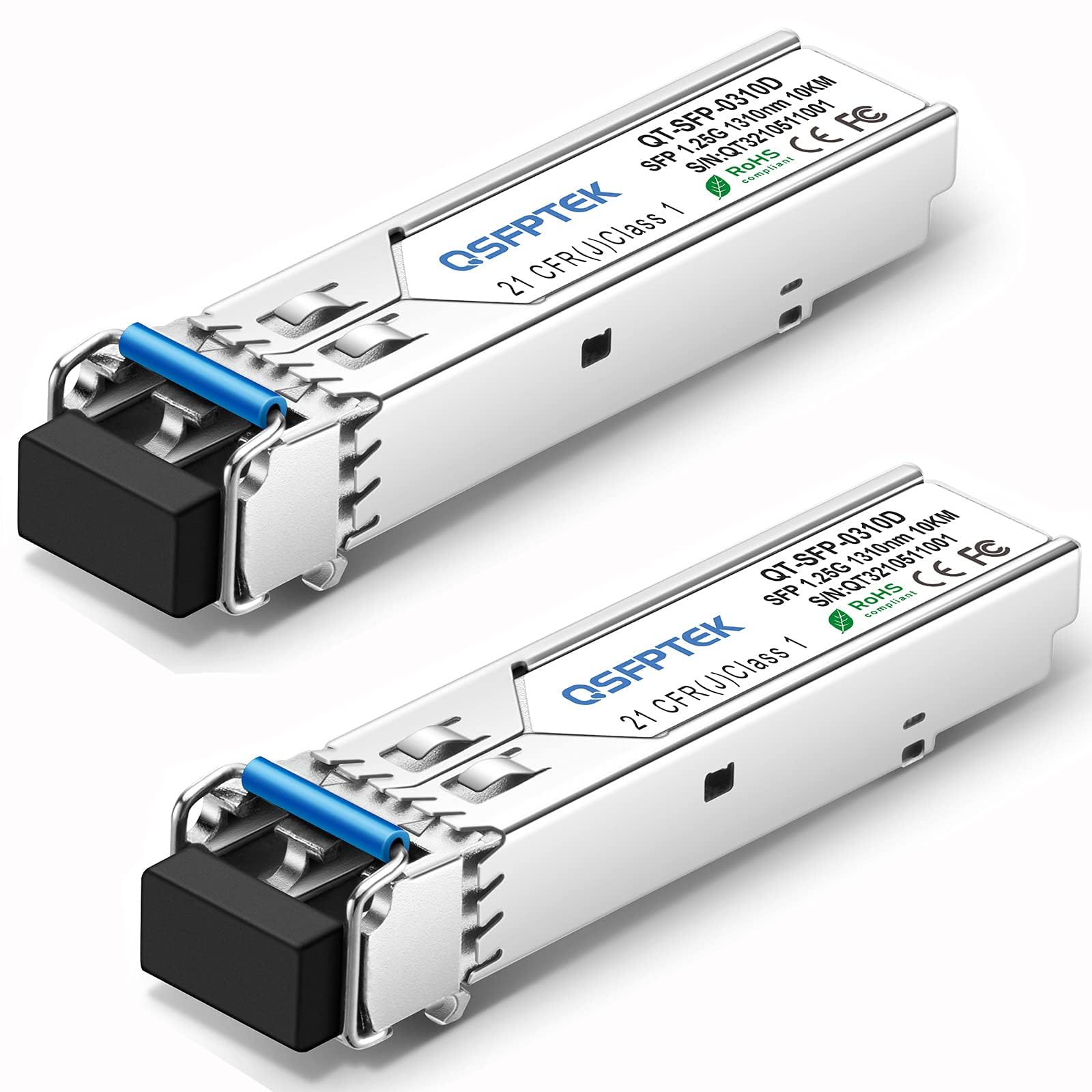 1000BASE-LX/LH Gigabit SFP Module - 1310nm 10km 2-Pack