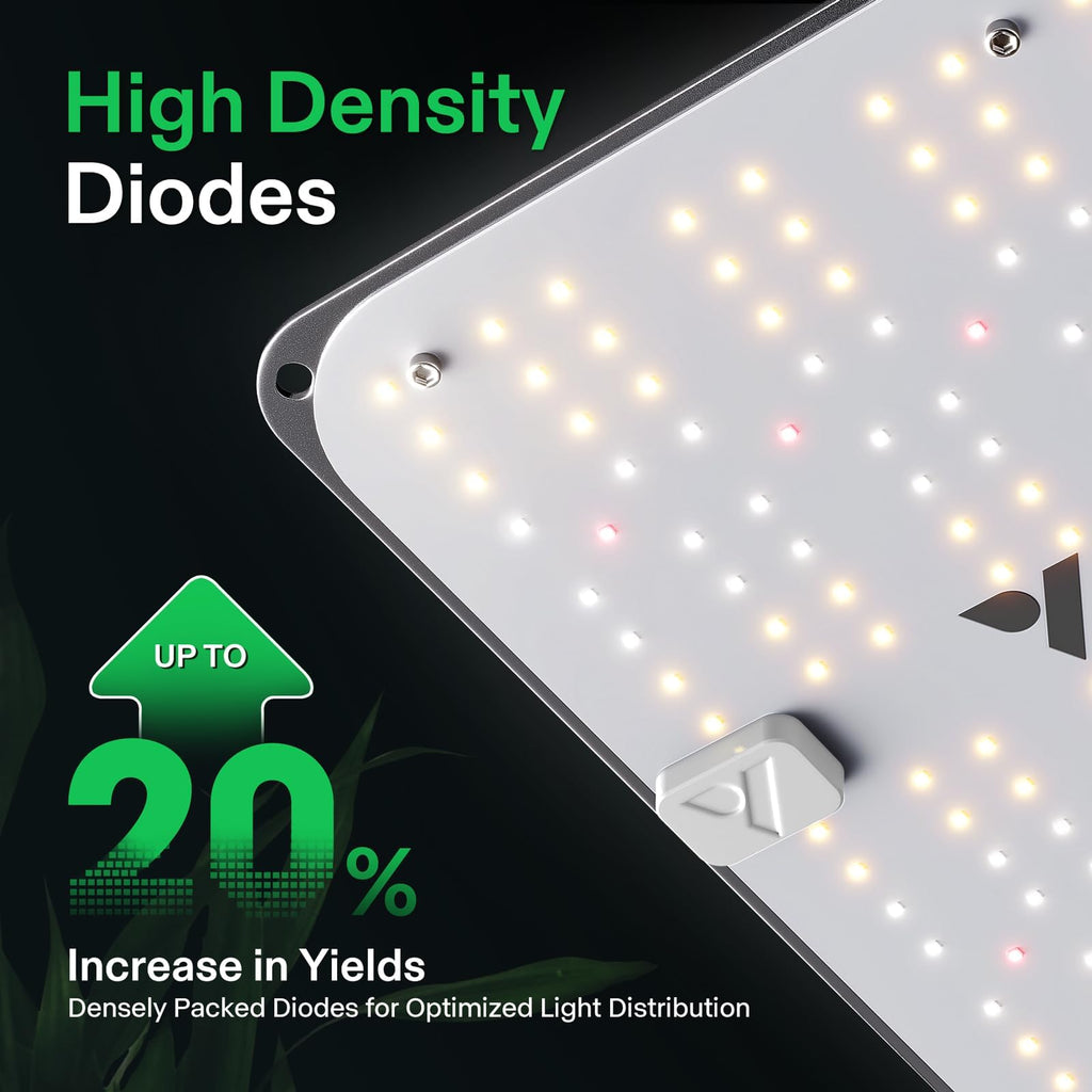 VIVOSUN VS1000E LED Grow Light | 100W Full Spectrum Samsung Diodes