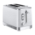 Russell Hobbs Inspire 2-Slice Toaster | High-Gloss White with Wide Slots