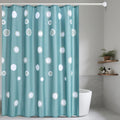 Lkw Ogechi Blue Bubble Shower Curtain – Waterproof Polyester Weighted Hem