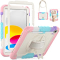 SEYMAC iPad 11/10.9 Case – Shockproof Kids Cover with Rotating Stand