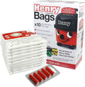 Numatic Hepa-Flo Vacuum Bags for Henry & Hetty - 10 Pack + 5 Sticks