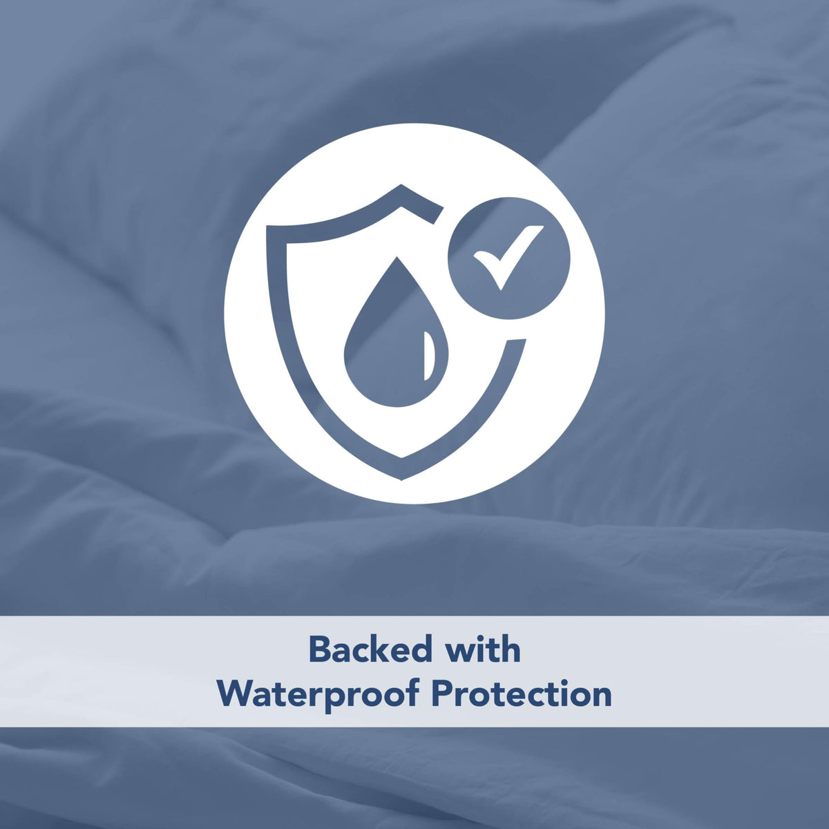 Serta Soft Top Mattress Topper, 76" x 80" Odor-Preventing and Stain-Resistant Waterproof Mattress Protector, 18" Elastic Deep Pocket for Secure Fit - image 5