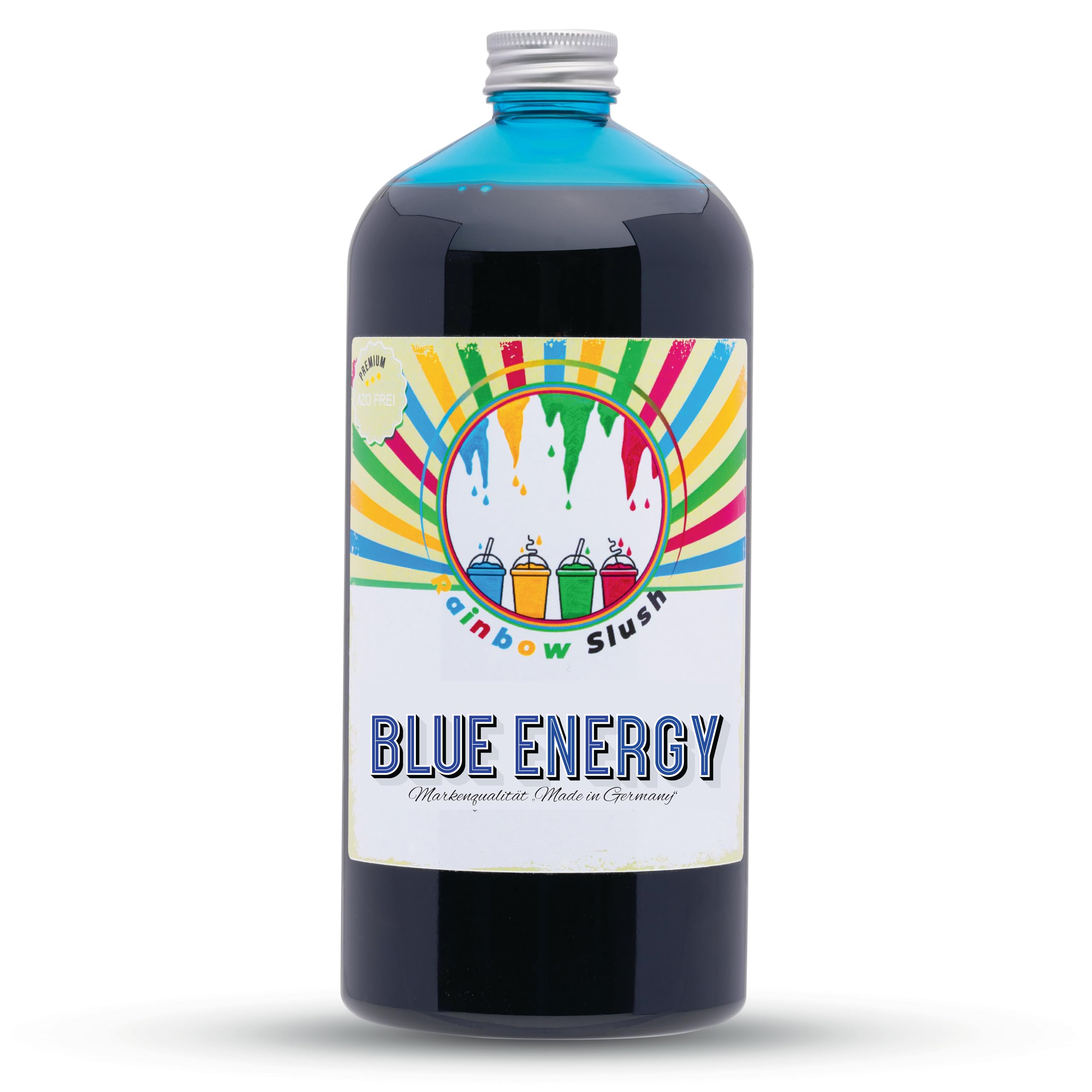 Rainbow Slush Blue Energy Syrup – 1L AZO Free Slushy Machine Concentrate