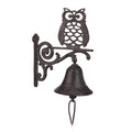 Cast Iron Owl Door Bell – Antique Country Style Garden Decor