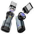 TiMOVO USB C Magnetic Adapter | 240W PD Charging Right Angle (2 Pack)