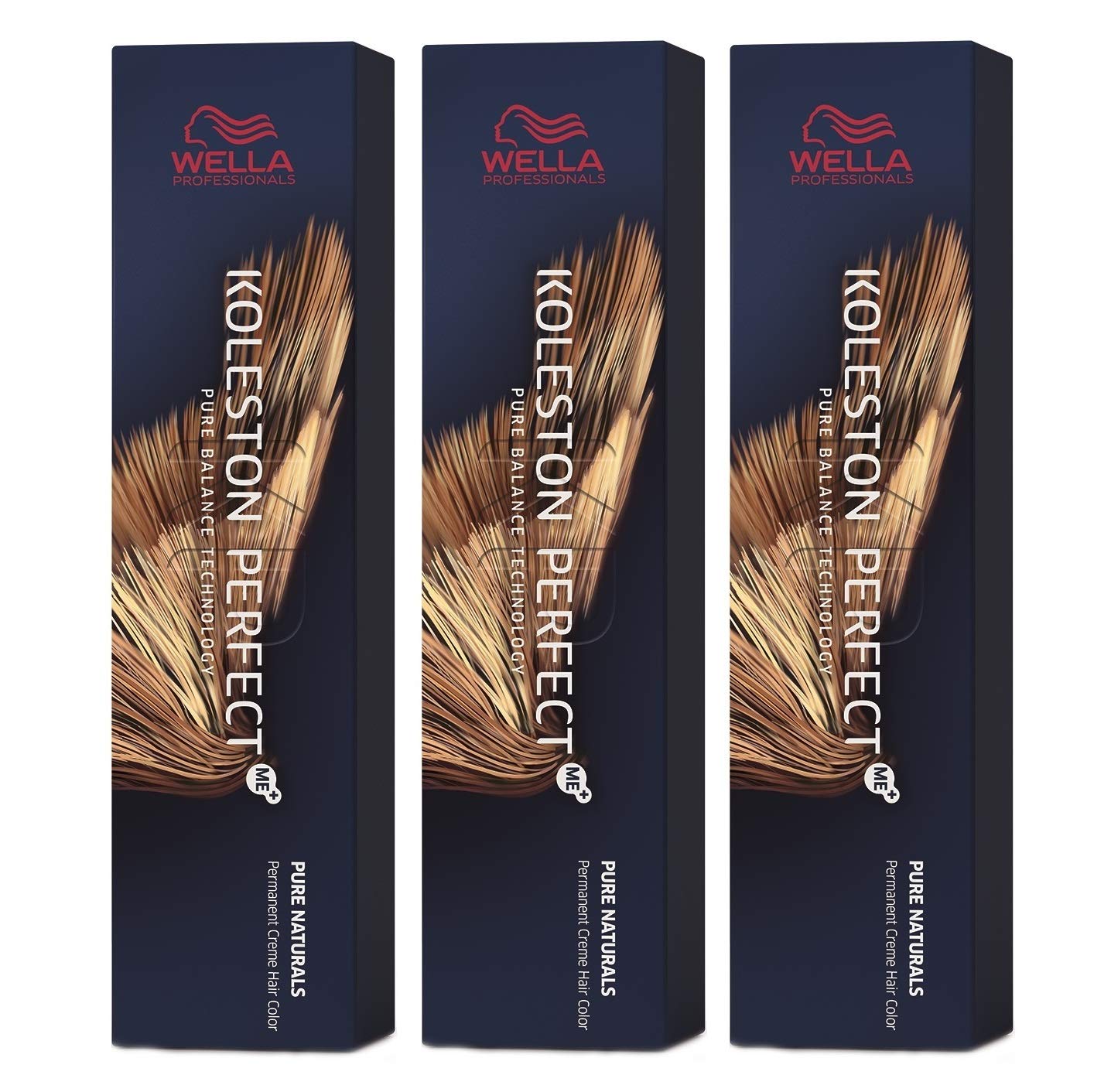 Wella Koleston Perfect Me+ Permanent Hair Color 4/0 Medium Brown | 3 Pack
