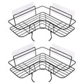 Srvillg 2-Pack Corner Shower Caddy | Rust-Proof Adhesive Storage Rack