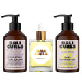 Bali Curls Set | Curl Defining Gel, Hydrating Cream & Bonding Oil