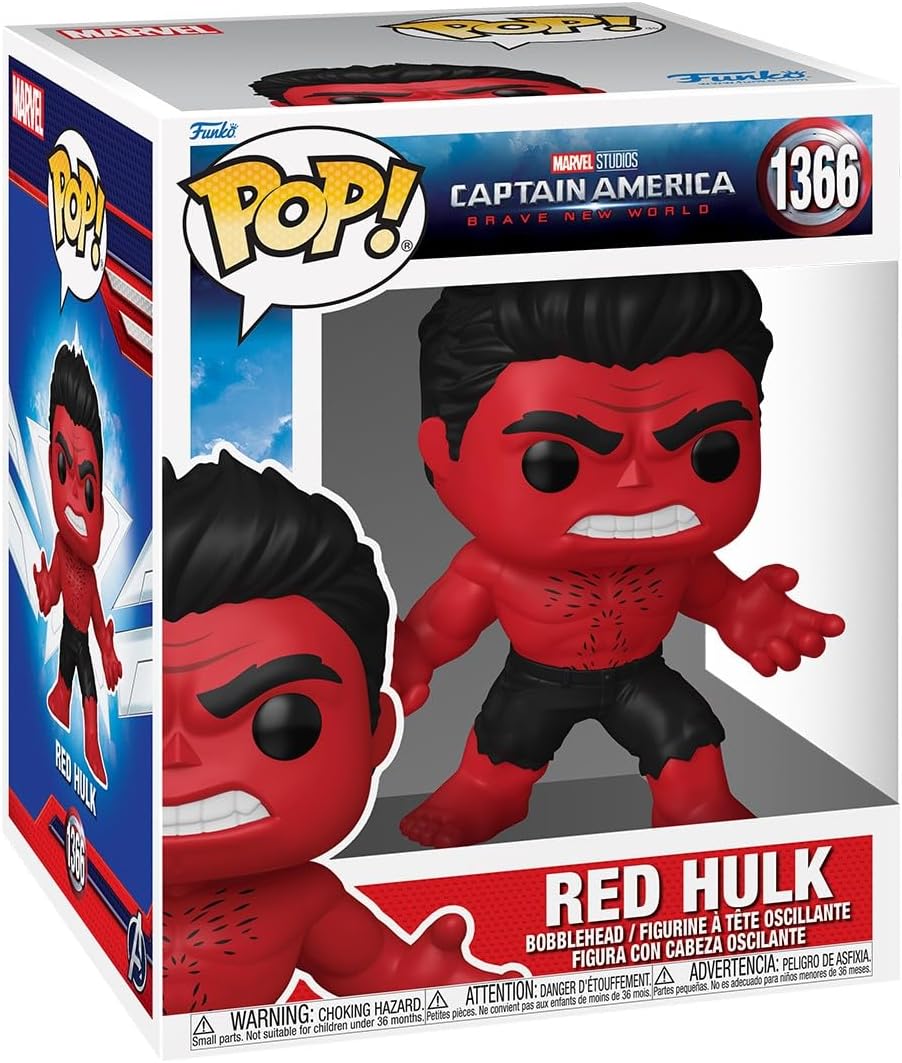 Funko Pop! Super: Red Hulk Vinyl Figure – Captain America: Brave New World