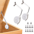Soft Close Toy Box Hinges – Zinc Alloy Lid Support, 2 Pack