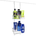 kowald XL Hanging Shower Caddy – Rustproof Chrome No-Drill Shelf