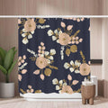 Woutay Rose Floral Shower Curtain | Mold Resistant Waterproof Polyester
