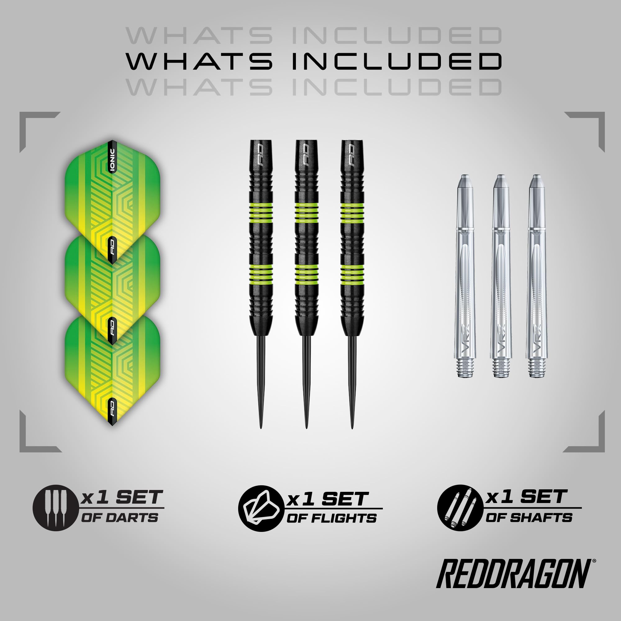 Red Dragon Freestyle 24g Tungsten Darts Set | 90% Tungsten Steel Tip