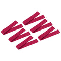 PATIKIL Beach Towel Bands | 6 Pack Stretchable Windproof Straps, Rose Red