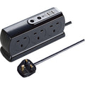 Masterplug 6-Socket Surge Protected Extension Lead with 2 USB – 2m