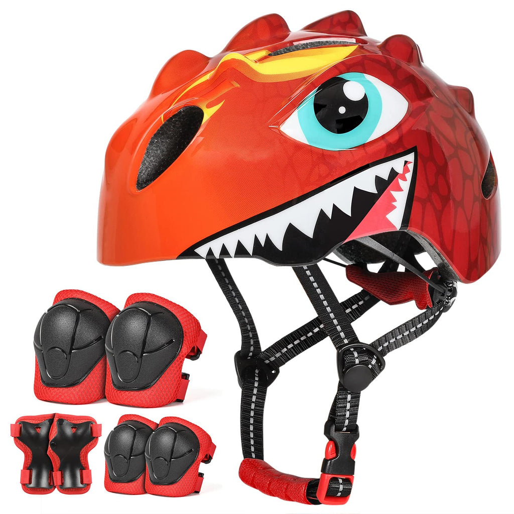 VICTGOAL Kids Bike Helmet | 3D Cartoon Lightweight Safety Gear for Ages 3-8