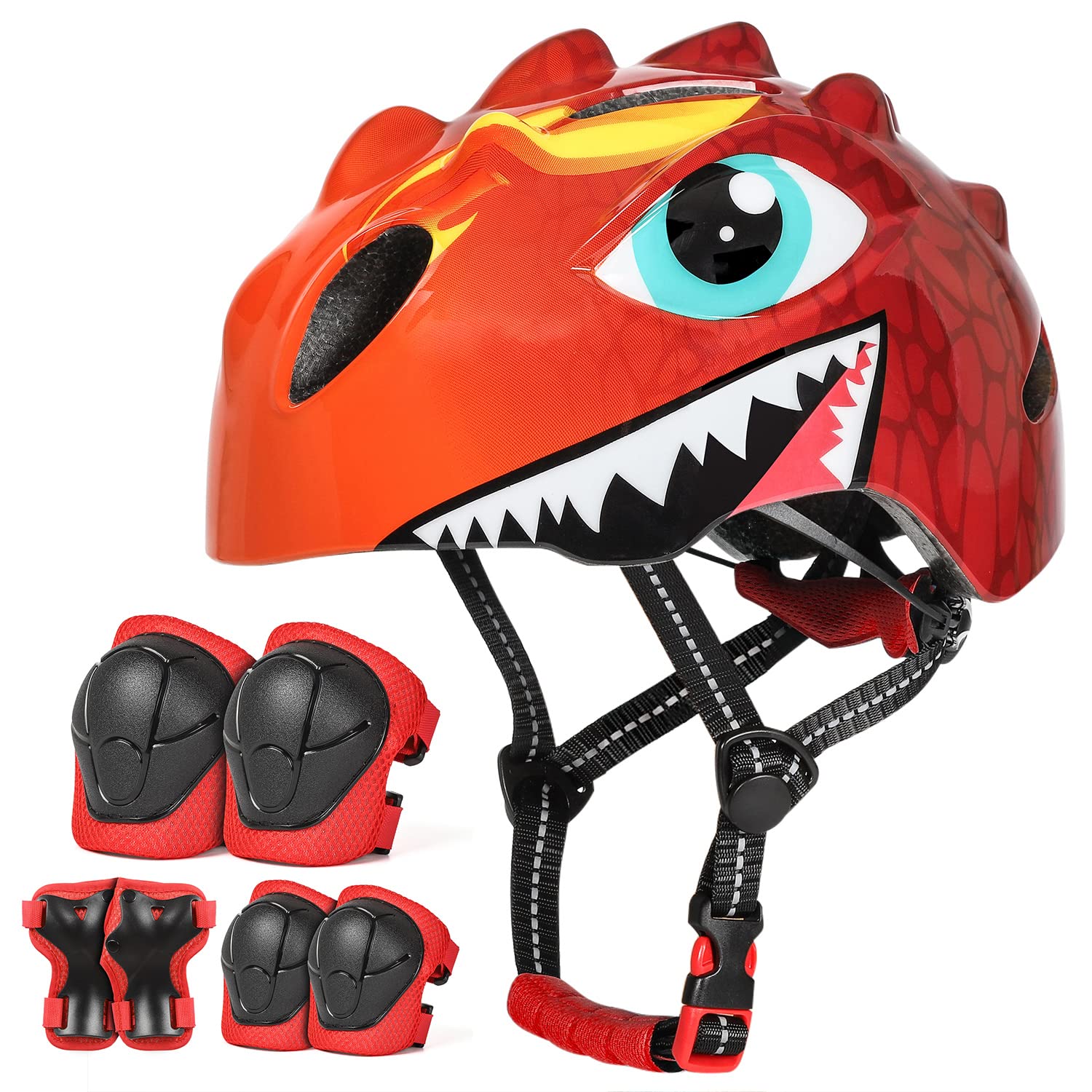 VICTGOAL Kids Bike Helmet | 3D Cartoon Lightweight Safety Gear for Ages 3-8