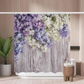 Woutay Blossom Branch Shower Curtain – Mold Resistant Polyester, 71x71"