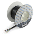AUTOWIRING 3 Core Flex Cable - 1.0mm 10A 3183Y Black PVC Wire (10M)