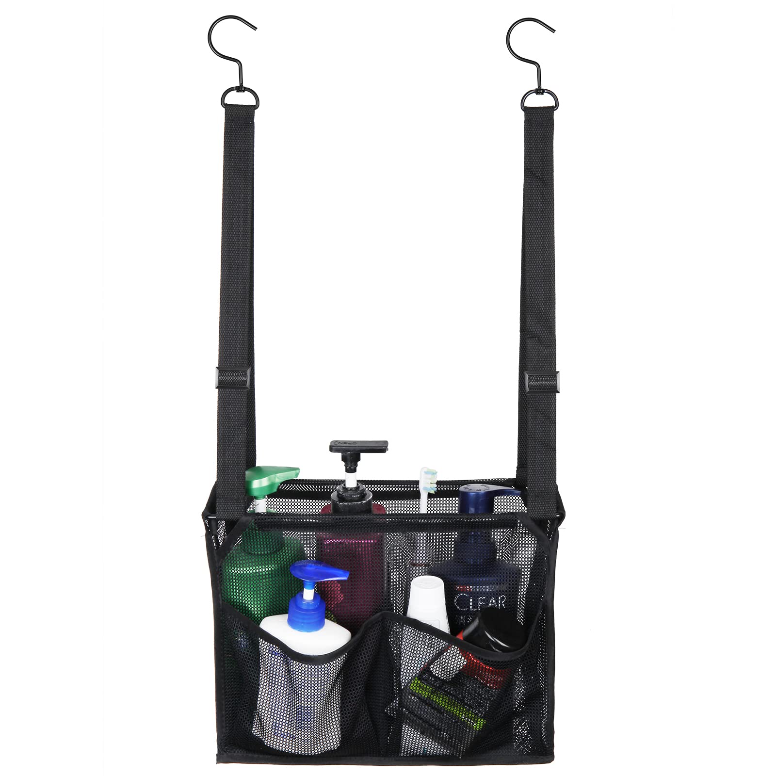 Hanging Mesh Shower Caddy | 4-Pocket Dorm Storage Organizer