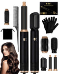 6-in-1 Airbrush Hair Styler and Hot Air Dryer Brush Set