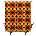 Ulticool Retro Vintage Flowers Shower Curtain - 180x200cm Anti-Mildew