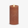 Luminara Flameless LED Pillar Candle | Adobe Seaglass Real Wax 3x6.5