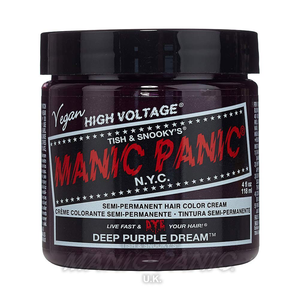 Manic Panic Deep Purple Dream Semi-Permanent Hair Dye - Vegan 118ml