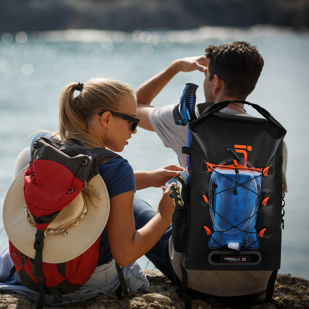 IDRYBAG Waterproof Backpack – 30L IP68 Dry Bag for Kayaking and Boating