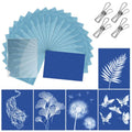 Jolof Store Cyanotype Paper Kit | 32PCS A5 Sun Art Paper for DIY Crafts